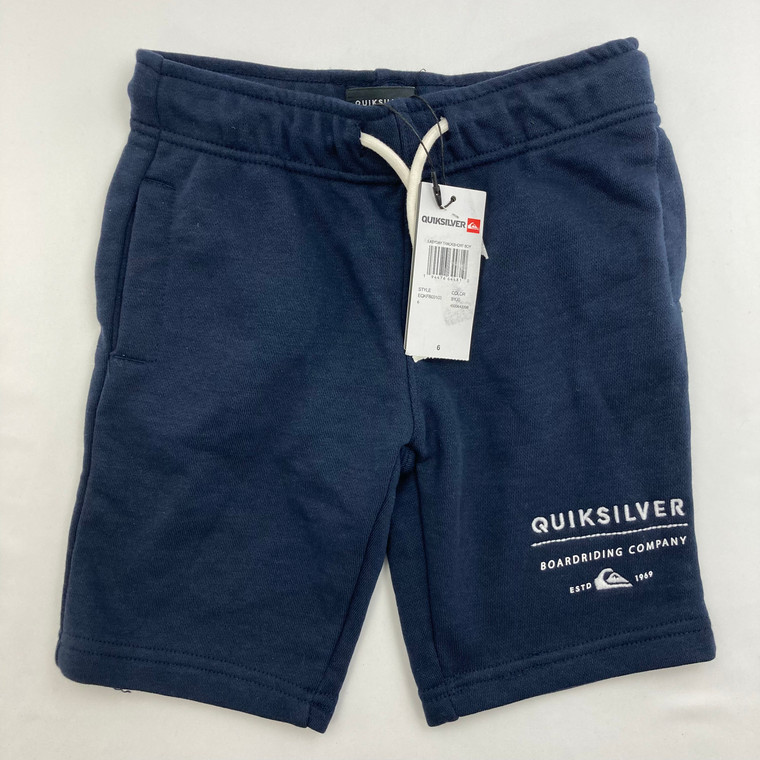 Quiksilver Navy Track Shorts 6 yr