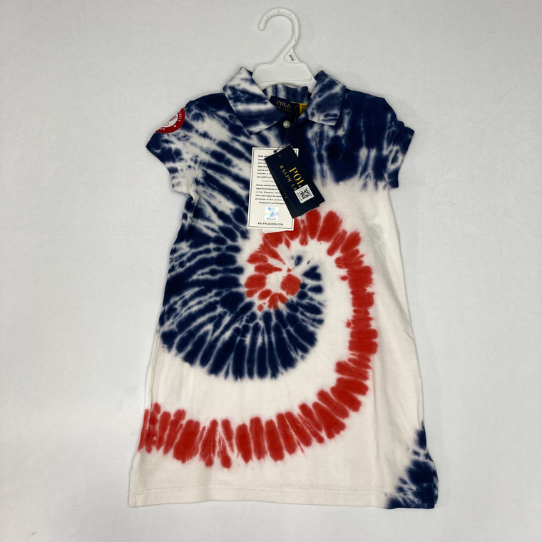Polo Ralph Lauren USA Tie-Dye Blue Tie Dye 4T