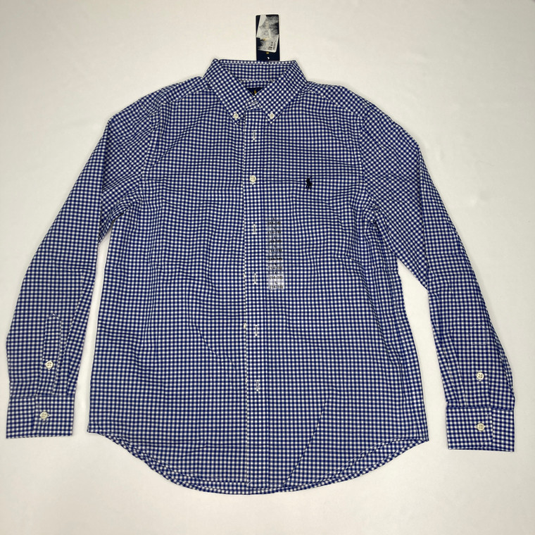 Ralph Lauren Long Sleeve Shirt with Collar L 14-16