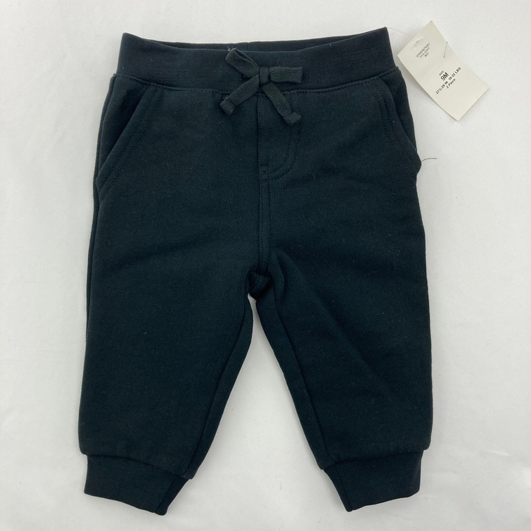 Solid Black RL Joggers 9 mth