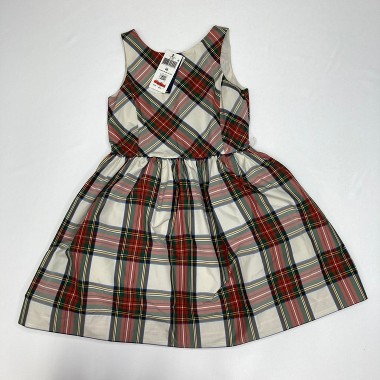 Polo Ralph Lauren Polyester Taffeta Plaid Dress 6X