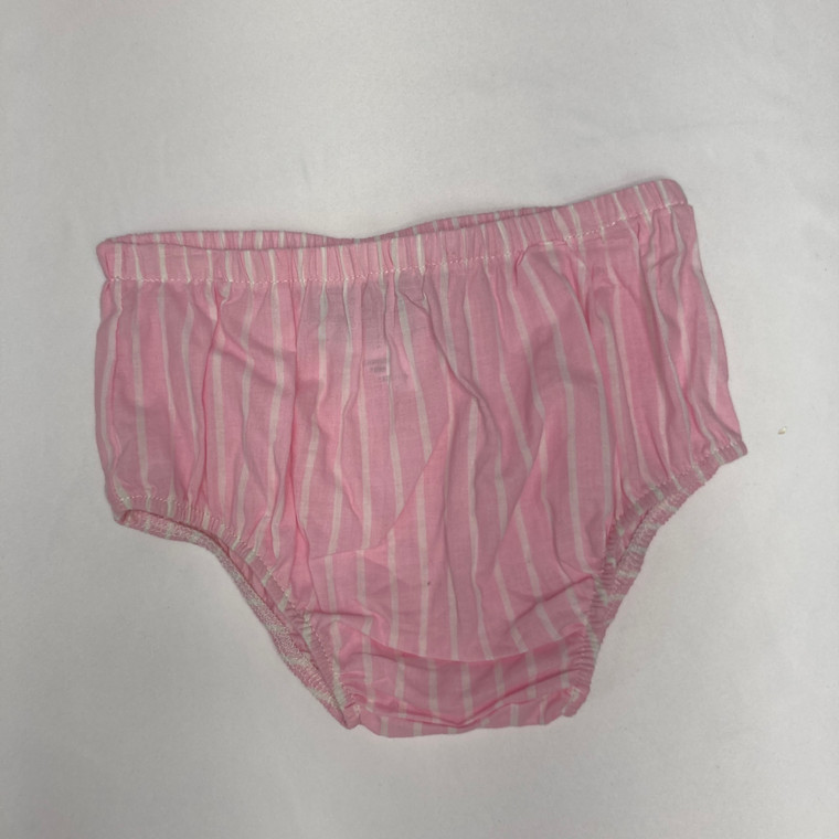 Rare Editions Pink White Stripe Diaper Cover 24 mth