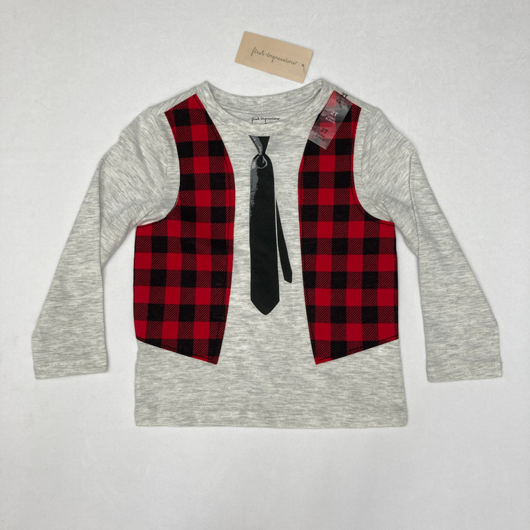 First Impressions Vest and Tie Shirt 2T