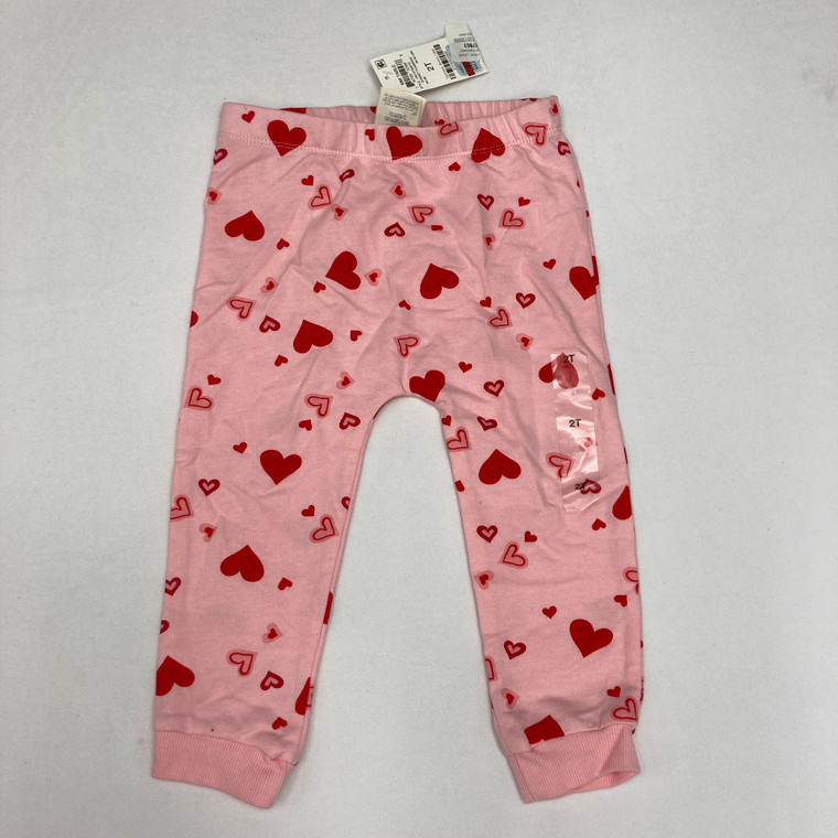 First Impressions Heart Leggings 2T