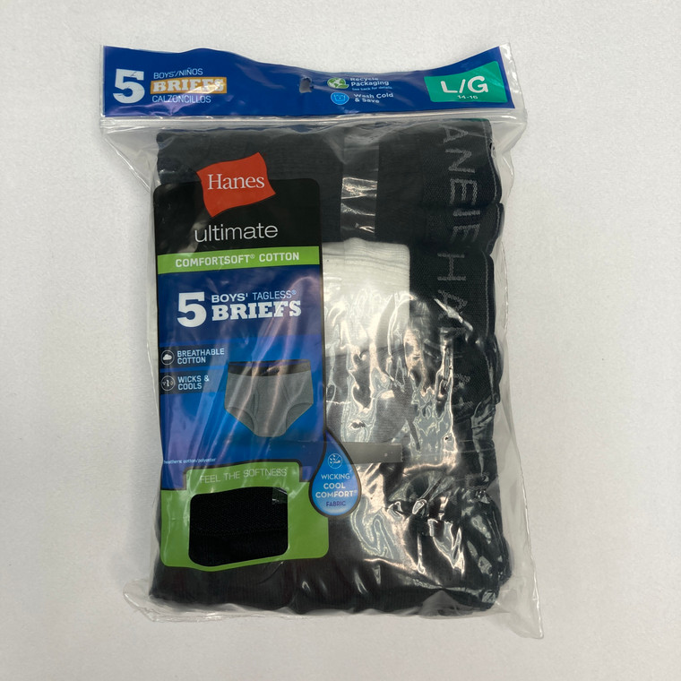 Hanes Cotton Briefs 4-pk Large