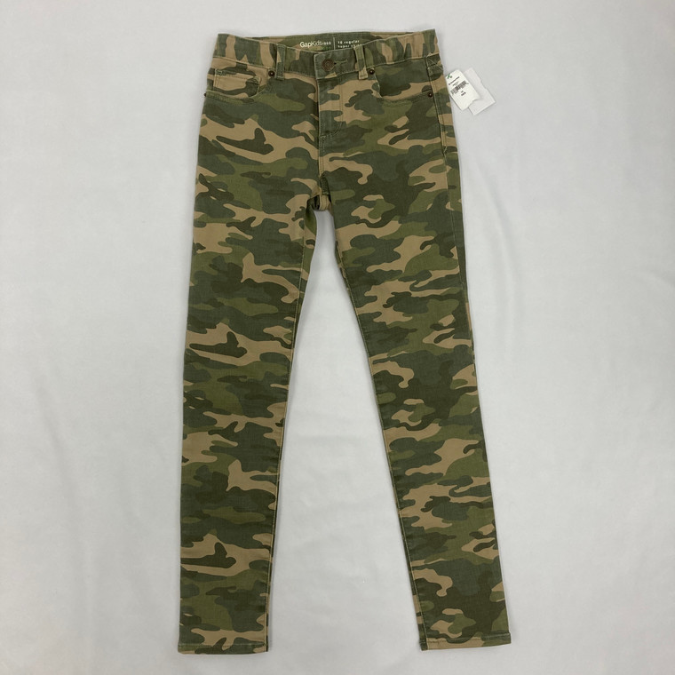 Gap Green Camouflage Denim 10 yr