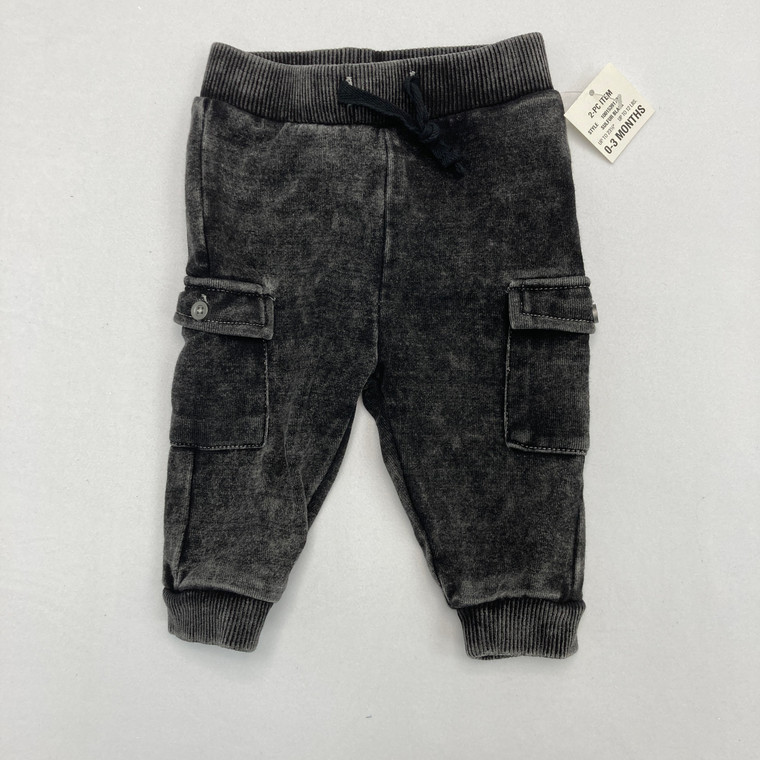 First Impressions Gray Jogger Boys 0-3 mth