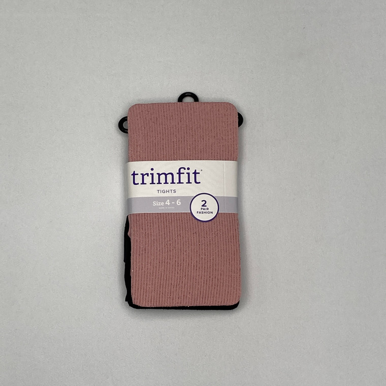 Trimfit 2-Pk Lurex Shimmer Tights 4-6