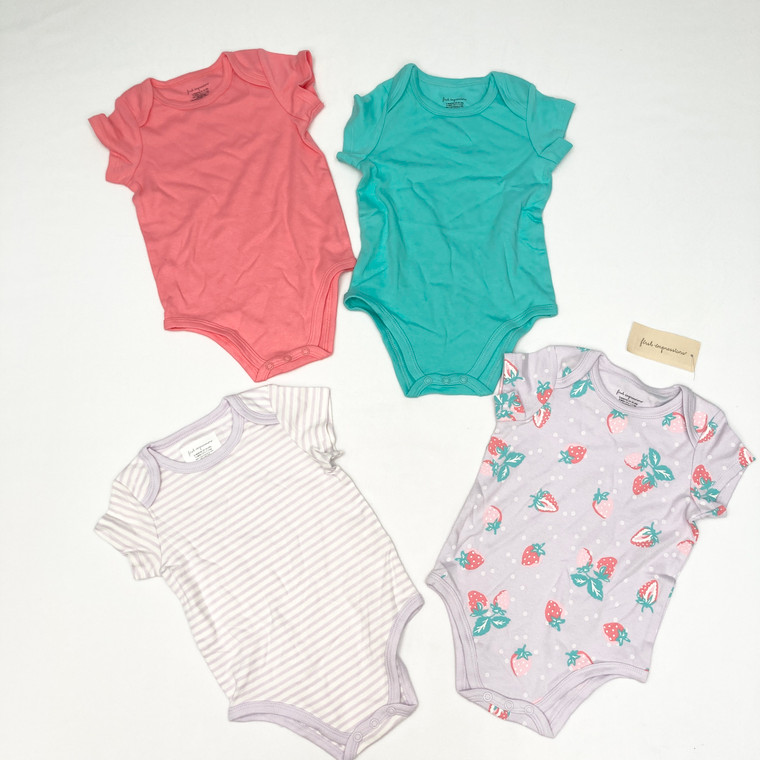 First Impressions Baby 4-pc Onesie Set 12 mth