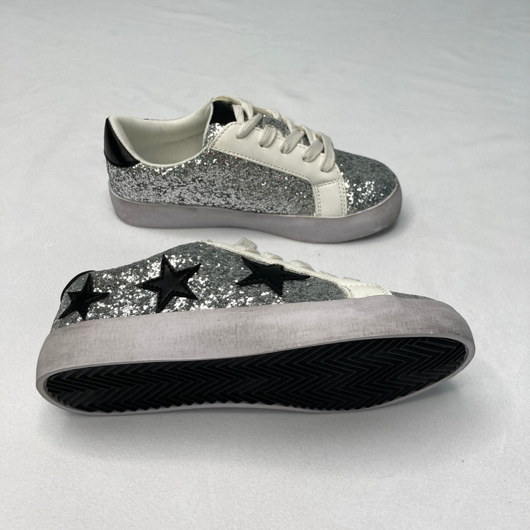 International Concepts Silver-Star Shoes 12M