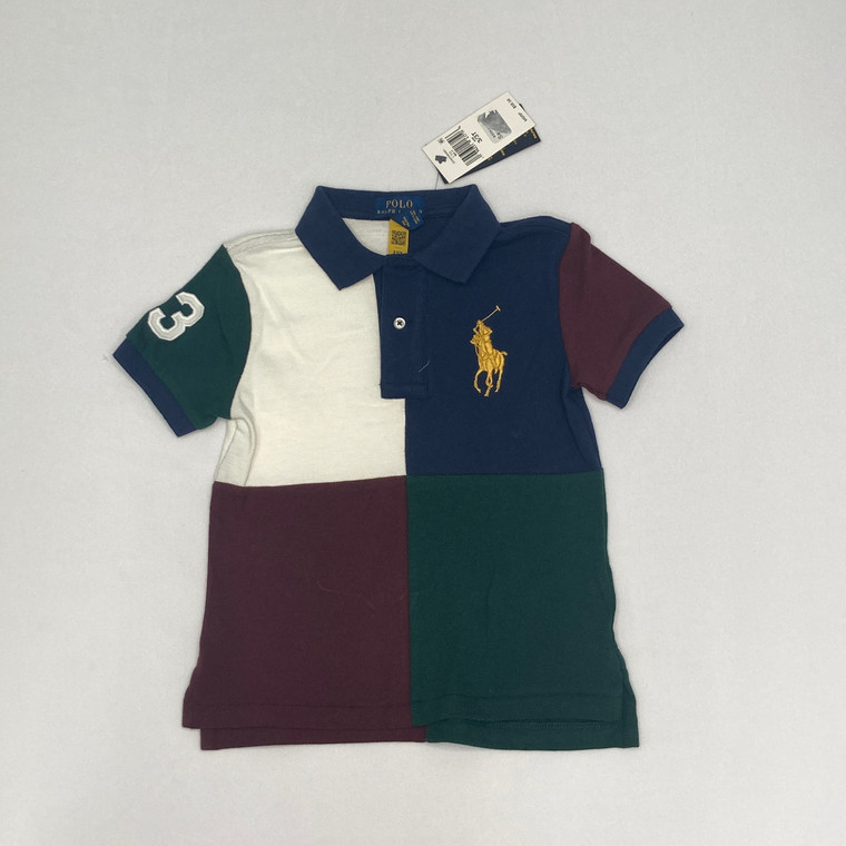 Ralph Lauren Colorblock Polo 3/3T