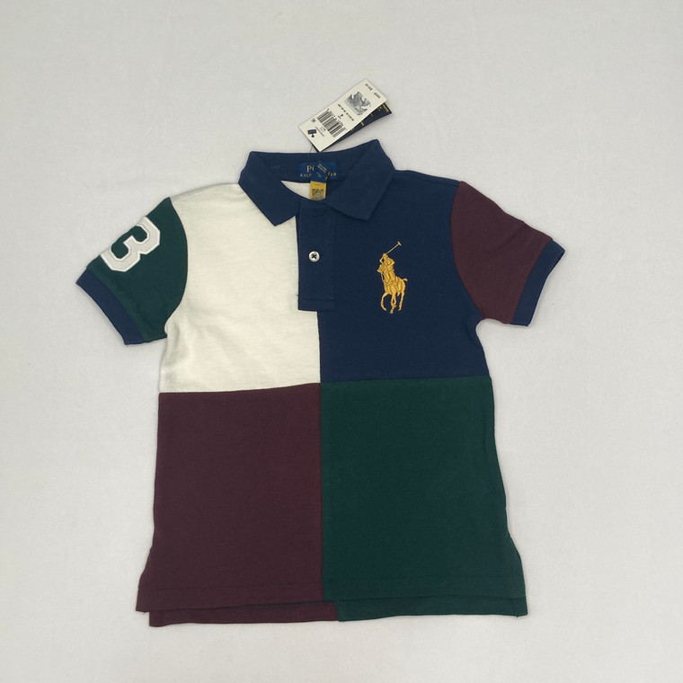 Ralph Lauren Colorblock Polo 4/4T