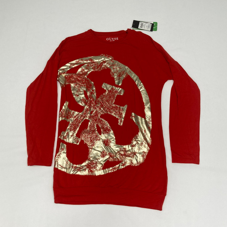 Guess Red Gold Shirt 12