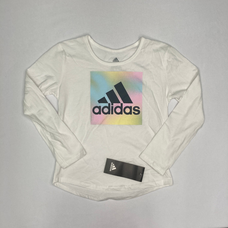 Adidas White Long Sleeve 4T