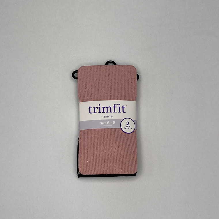 Trimfit 2-Pk Lurex Shimmer Tights 6-8