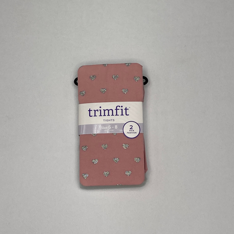 Trimfit 2 Pk Heart Tights 6-8