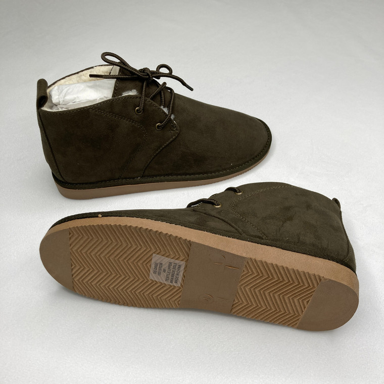 Sun Stone Olive Mocassins 4Y