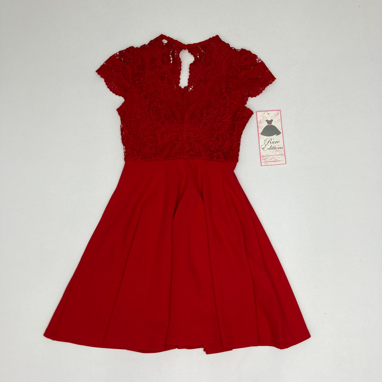 Rare Editions Red Dress 7Y