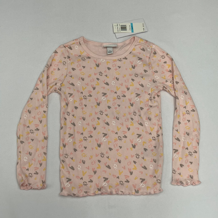 Calvin Klein Pink LS Shirt 5 Yr