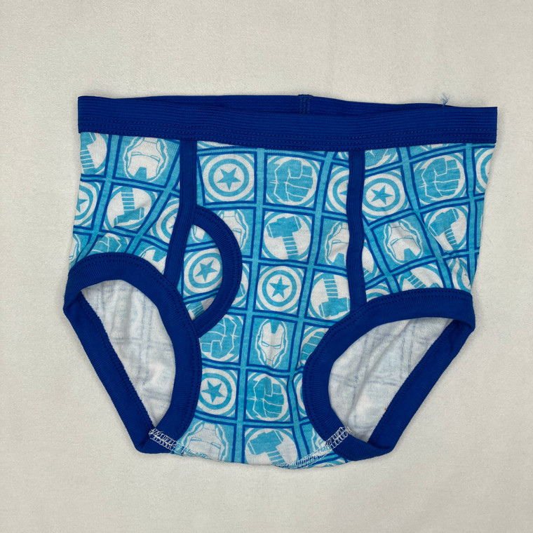 Marvel Blue Superhero Briefs 6 Yr