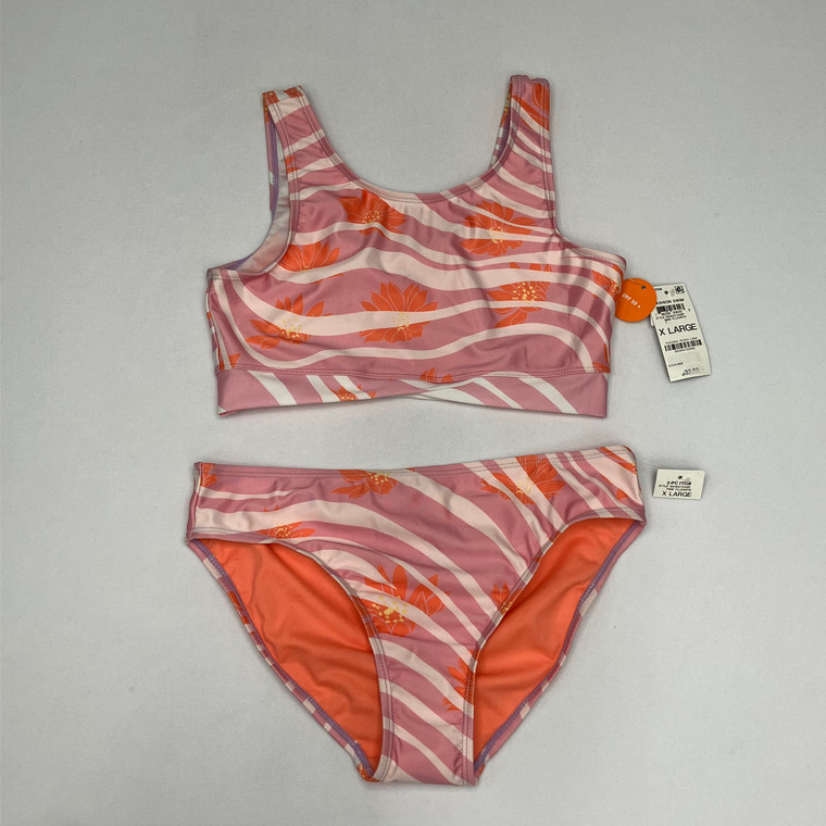 Ideology Girls 2-pc Hawaiian Pink Swimsuit  XL