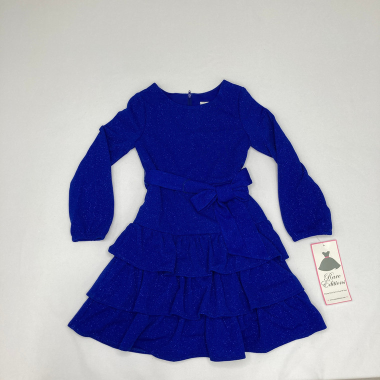 Rare Editions Royal Glitter Dress 6 Yr