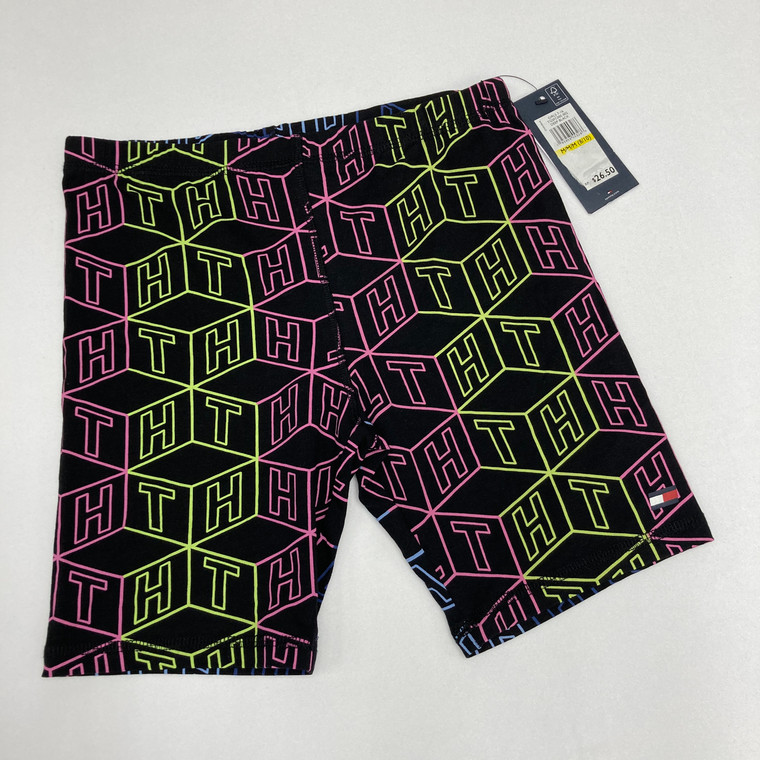 Tommy Hilfiger Multi Colored Black Shorts M 9-10