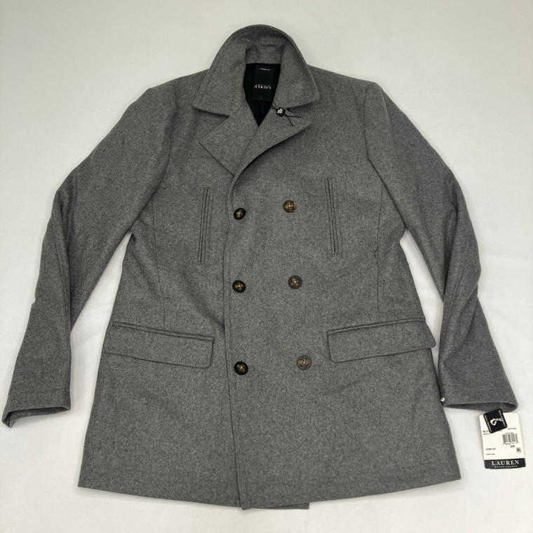 Ralph Lauren Light Gray Wool Coat 20R