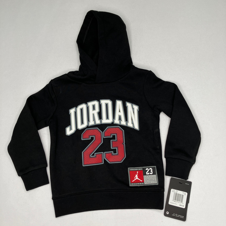 Jordan Black Jersey Hoodie 2T