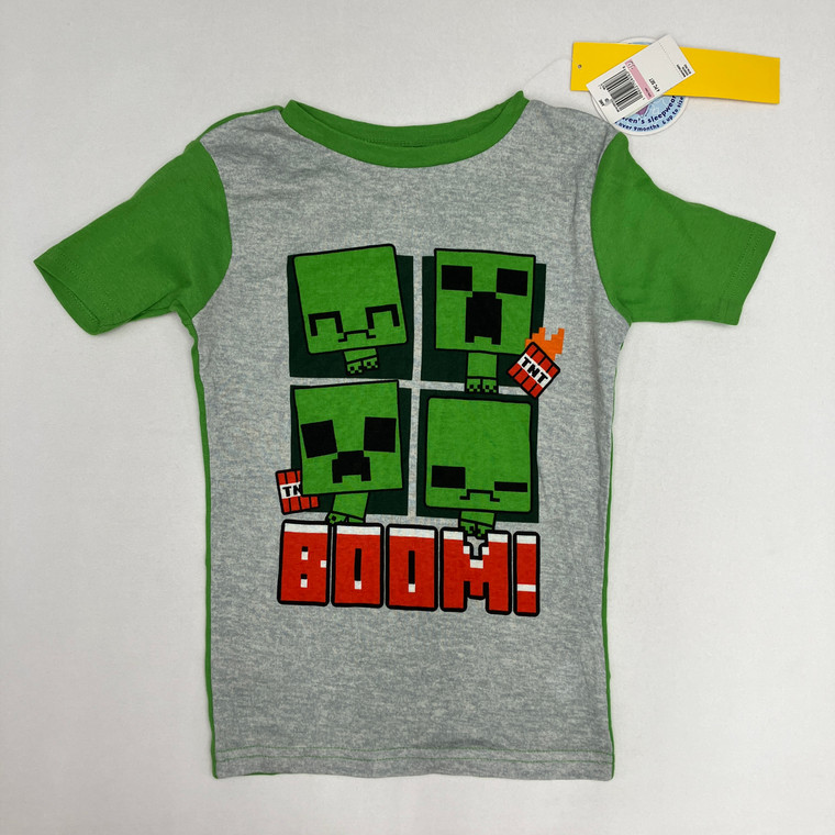 Minecraft Pajama Top 10 YR