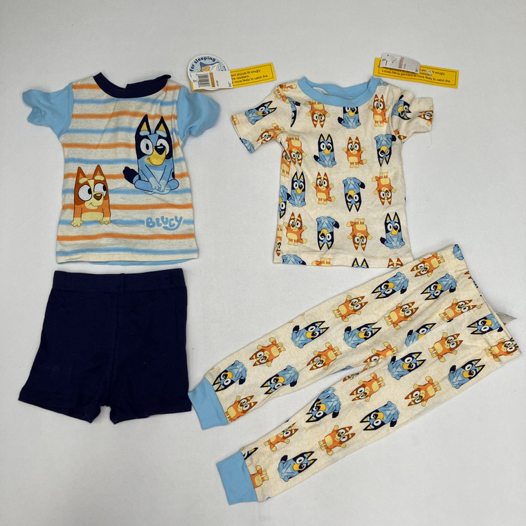 Bluey 4-pc Pajama Set 3T