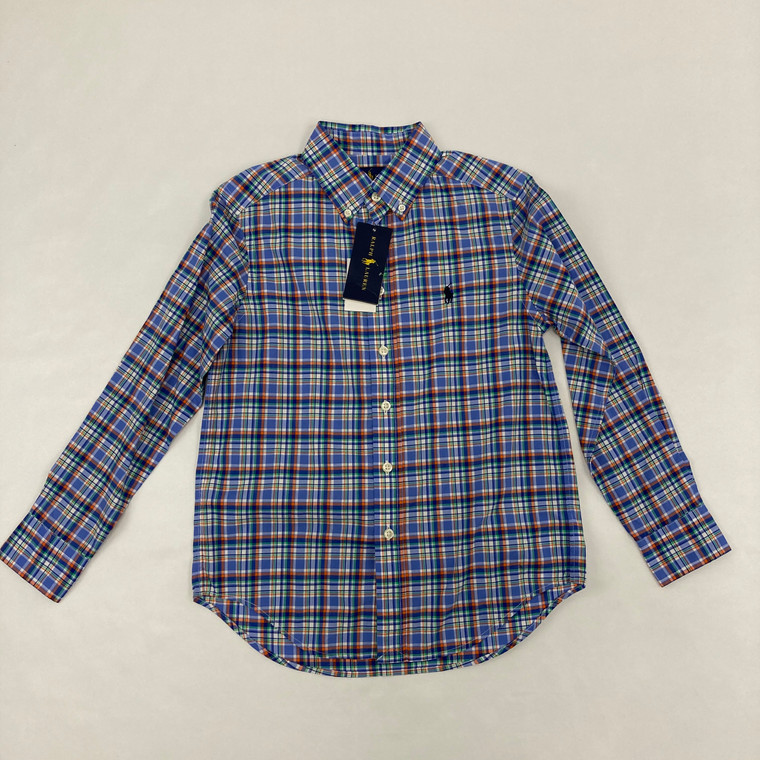 Ralph Lauren Plaid Button Up 8 yr