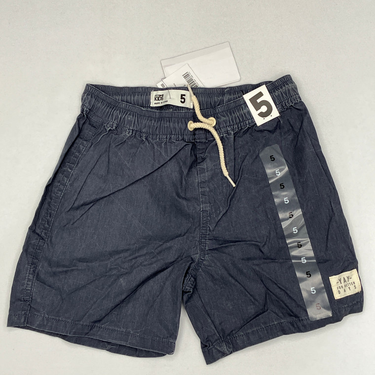 COTTON ON Navy Gray Volly Board Shorts 5 YR