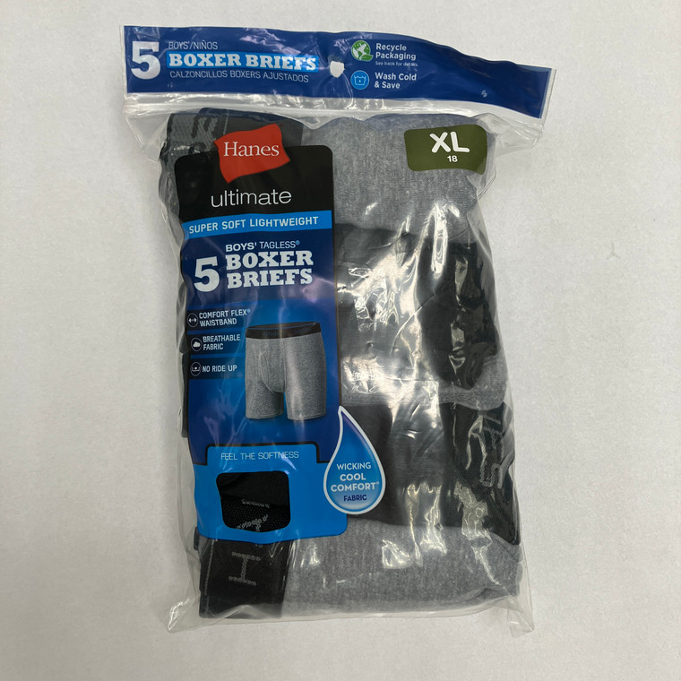 Hanes 5-pk Underwear XL (18-20)