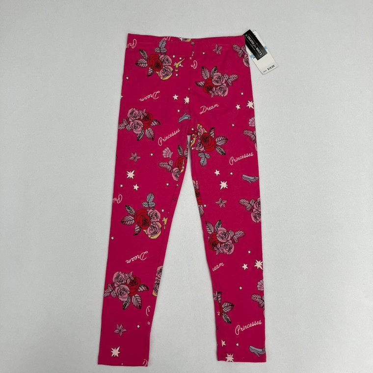 Disney Princess Floral Leggings 5 YR