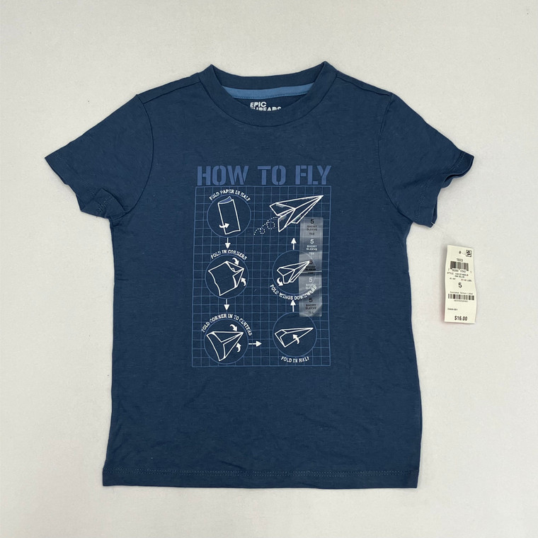 Epic Threads How To Fly T-Shirt 5 Yr