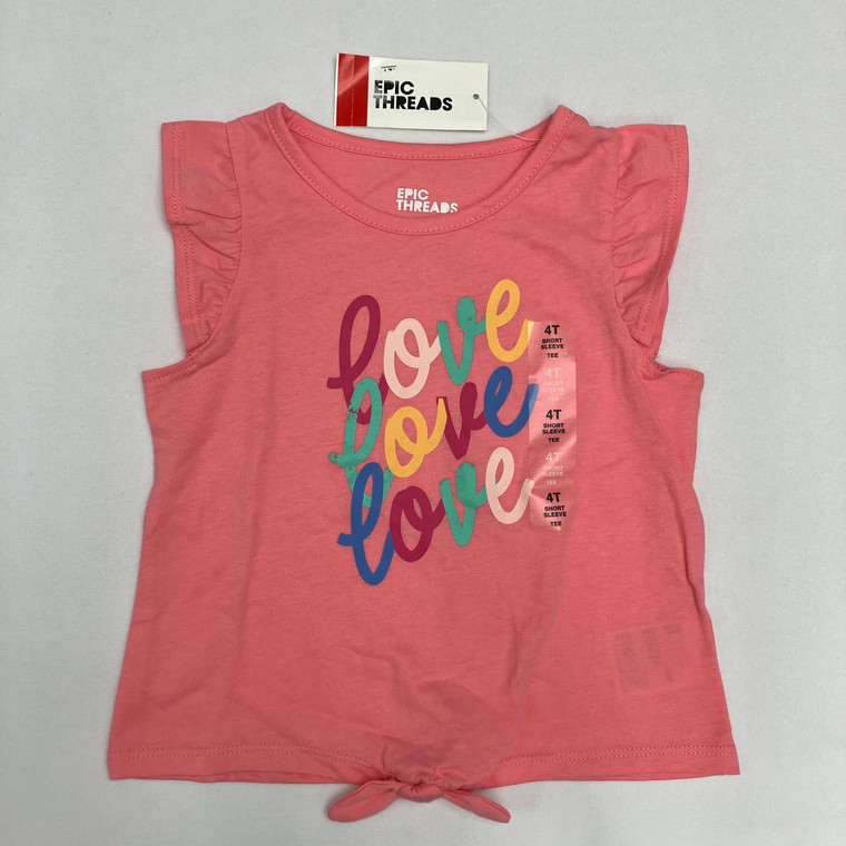 Epic Threads Love Love Love Tee 4T