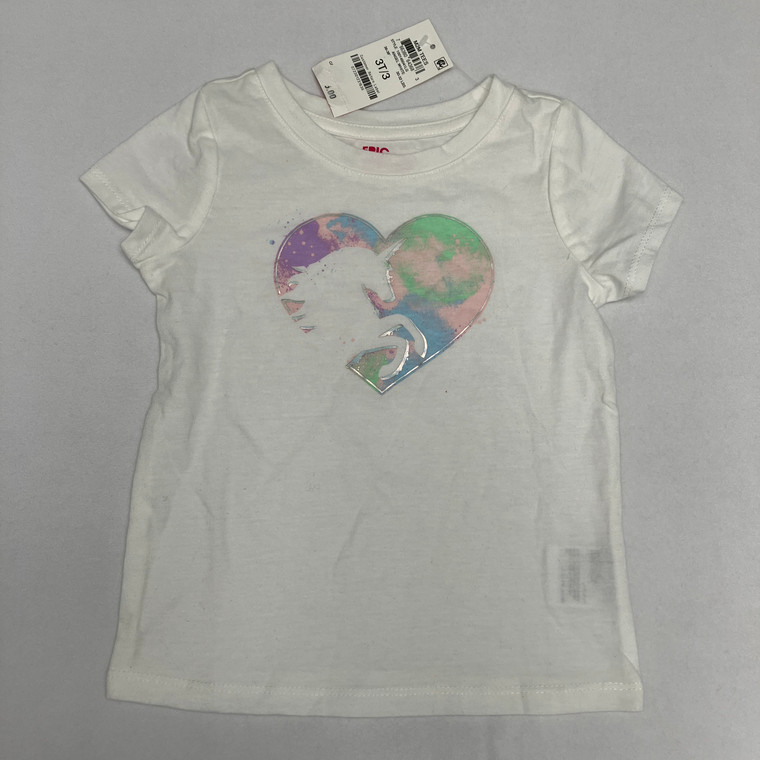 Epic Threads White Unicorn Tee 3T