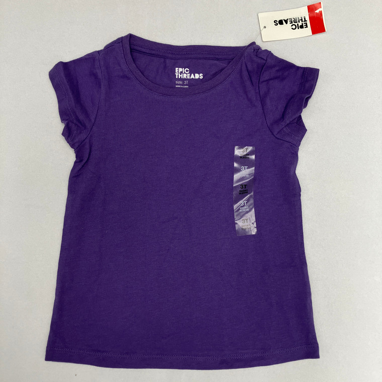 Epic Threads Purple Tee 3T