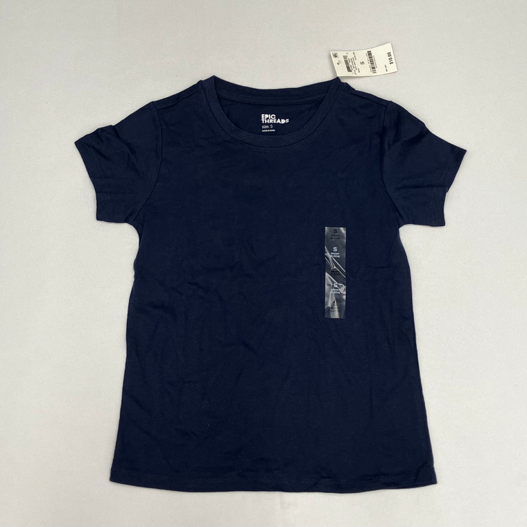 Epic Threads Solid Navy Shirt S