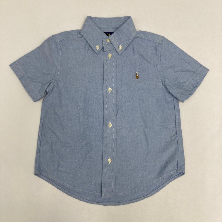 Ralph Lauren Blue Button Down Shirt 3/3T