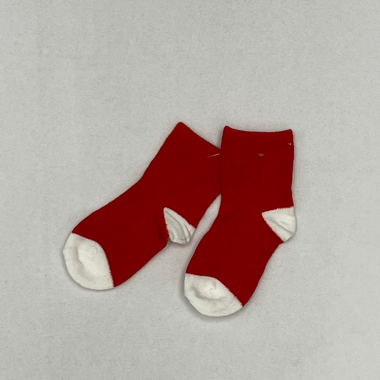 1-Pair Little Red Socks 6-12 mth