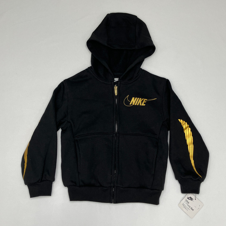 Nike Logo Shine Zip-Up Hoodie 4T