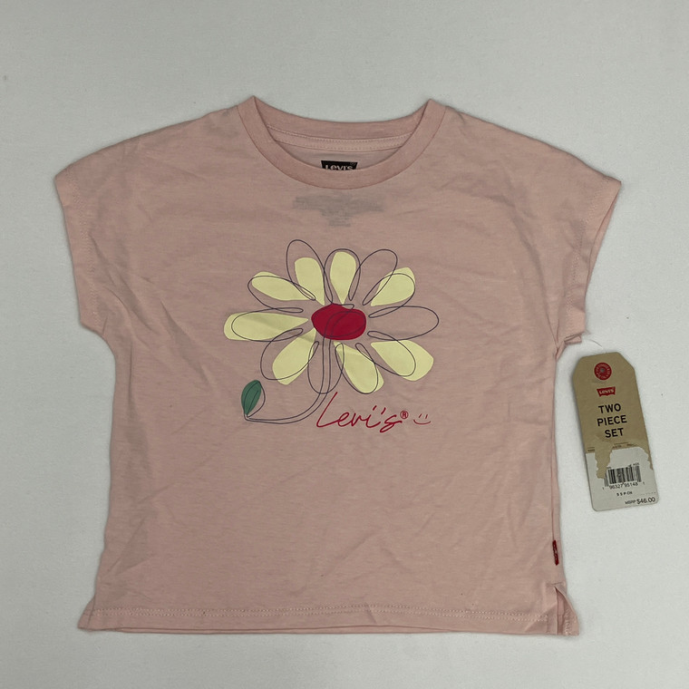 Levis Floral Dolman Tee 5 Yr