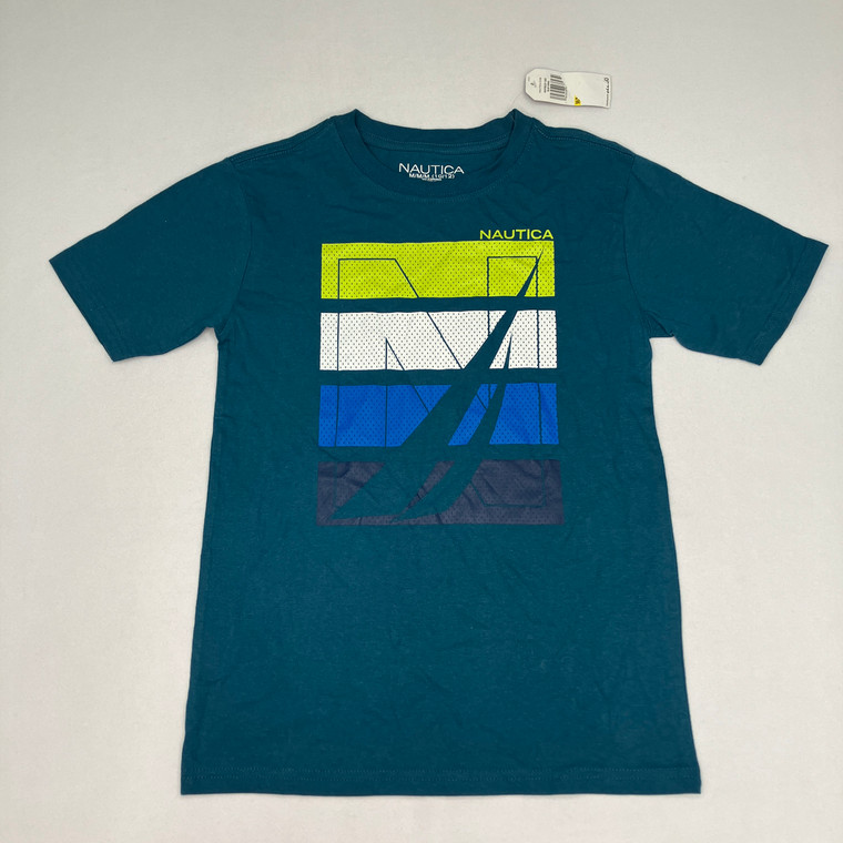 Nautica Blue Coral T-Shirt M (10/12)