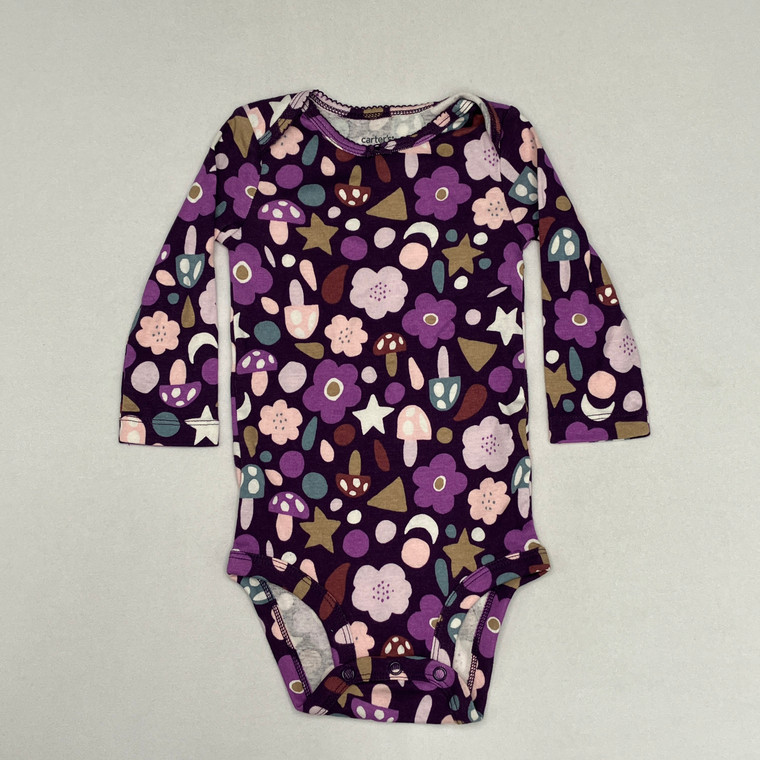 Carters Shapes and Mushrooms Onesie 12 mth