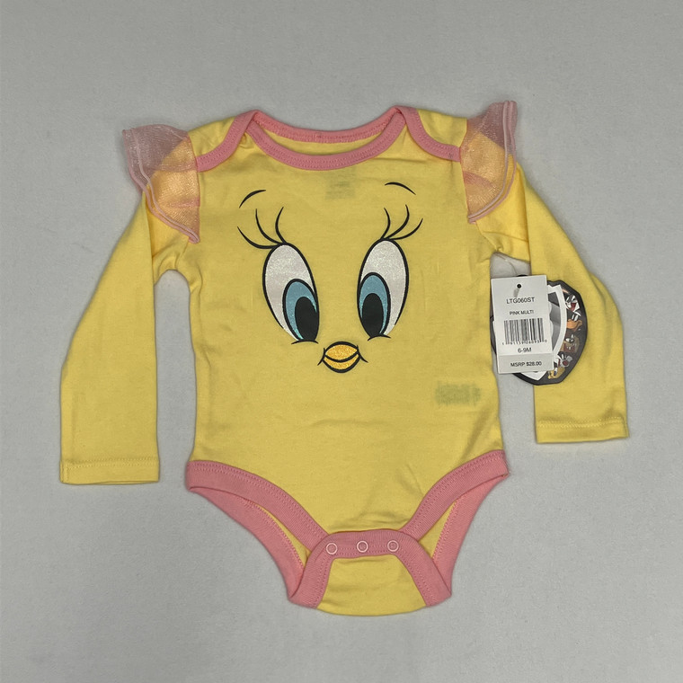 Happy Threads Tweety Bird Bodysuit 6-9 mth