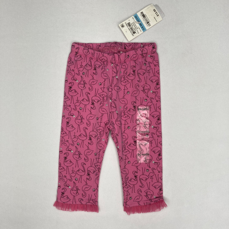 First Impressions Flamingo With Bird Pants 3-6 mth