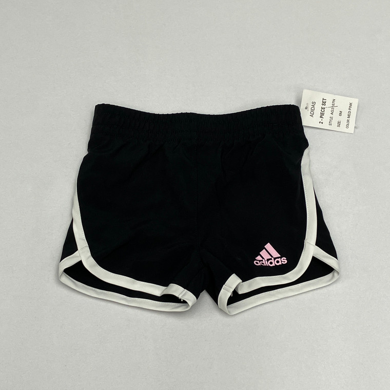 Adidas Med Pink Shorts 6 mth