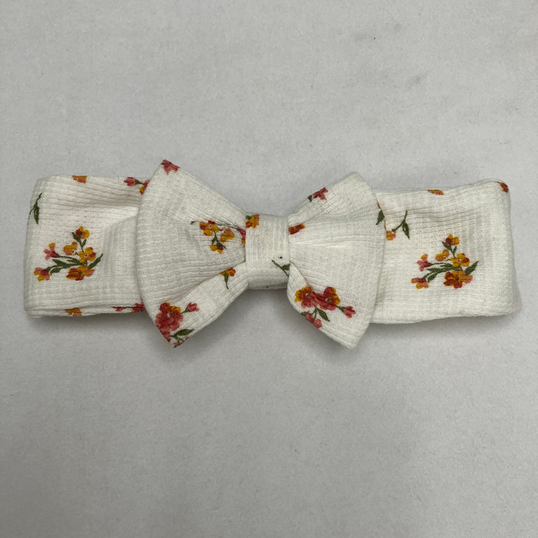 White Floral Headband